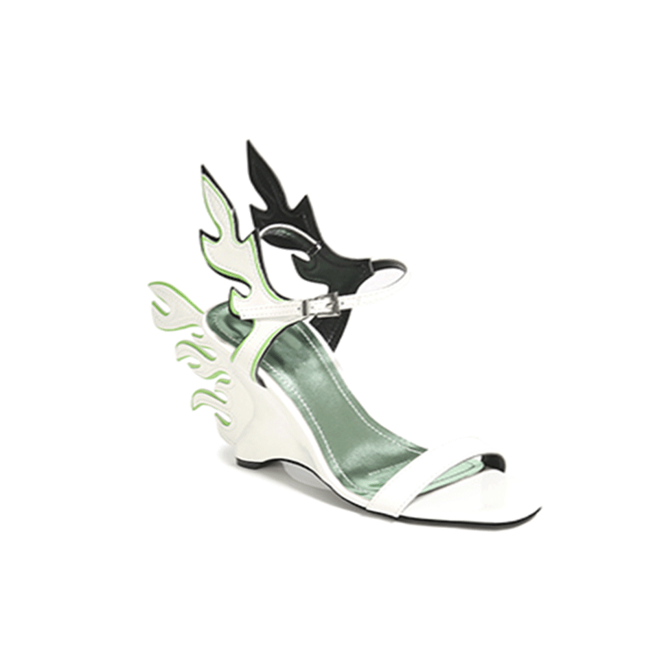 FIORE Ankle Strap Wedged Heel Sandals - 7cm