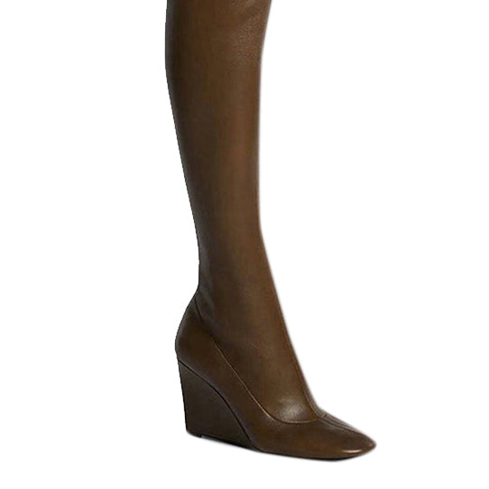 HETIS Wedged Heel Over The Knee Boots