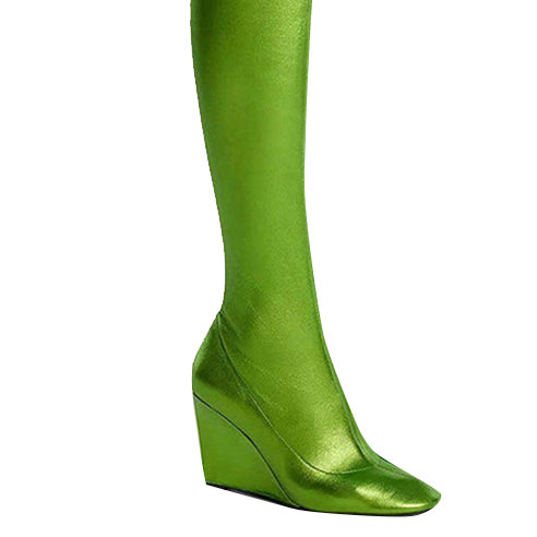 HETIS Wedged Heel Over The Knee Boots