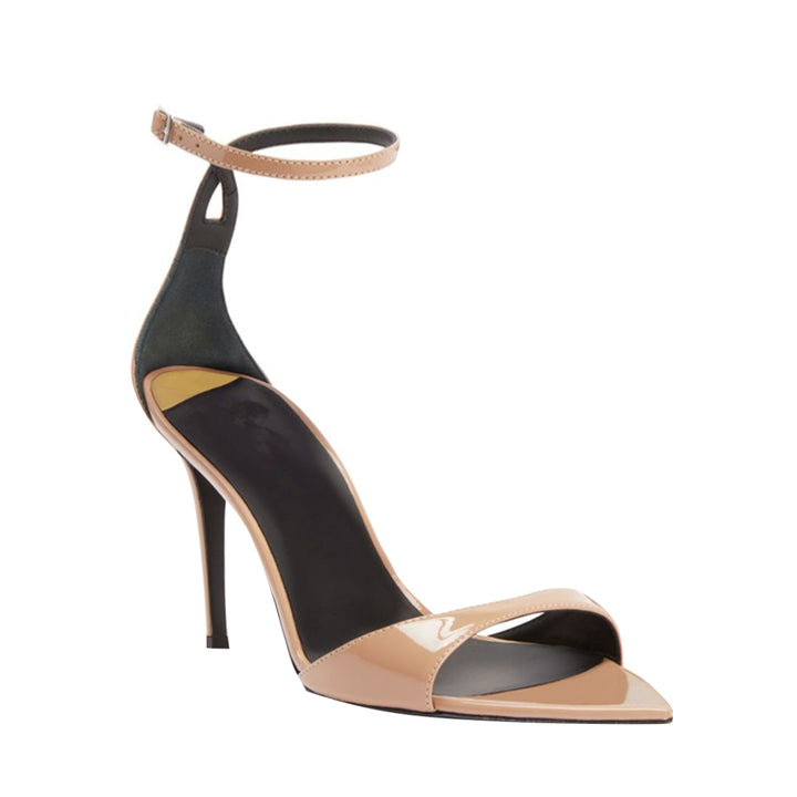 HUMRE Ankle Strap Mid Heel Sandals - 7.5cm