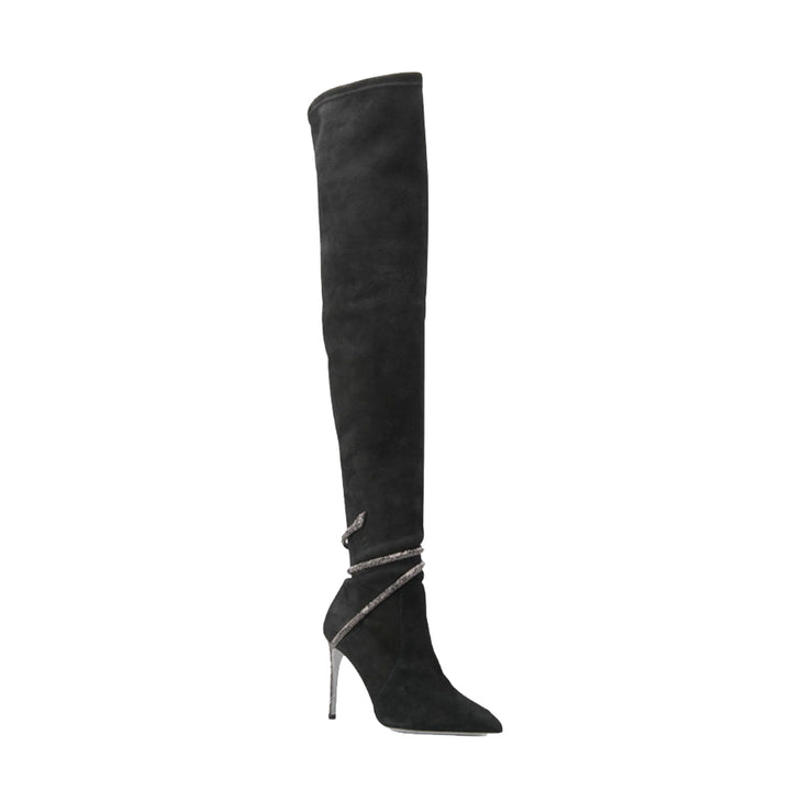 KEFUV Wrap Stiletto Heel Over The Knee Boots