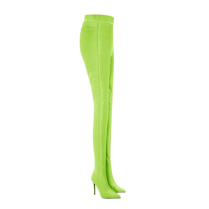 KEROL Pointed Toe High Heel Boots
