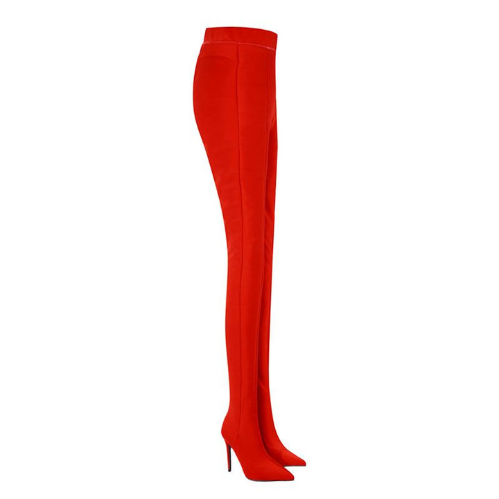 KEROL Pointed Toe High Heel Boots