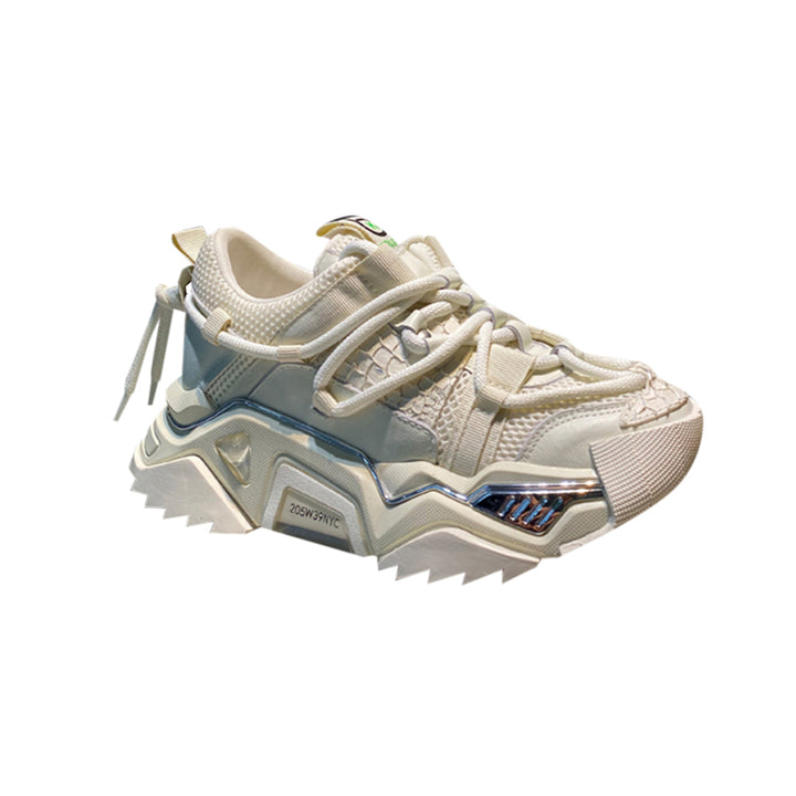 KISIA Lace Up Platform Sneakers - ithelabel.com