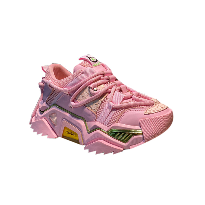 KISIA Lace Up Platform Sneakers - ithelabel.com