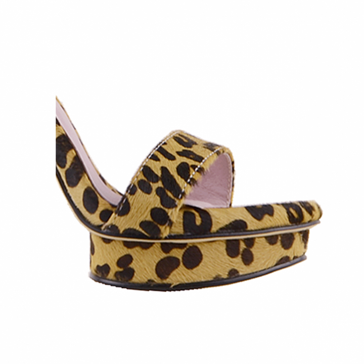 KULMA Printed Platform High Heel Sandals - 12cm - ithelabel.com