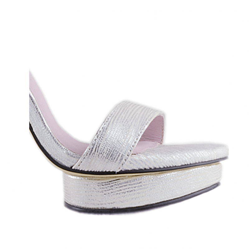 KULMA Platform Leather High Heel Sandals - 12cm - ithelabel.com