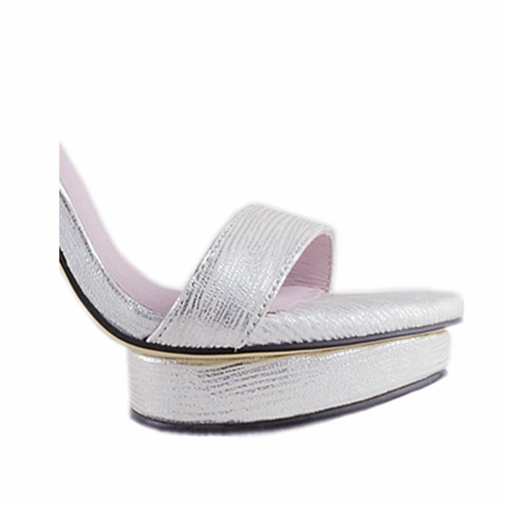 KULMA Platform Leather High Heel Sandals - 12cm - ithelabel.com