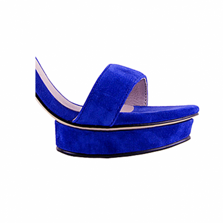 KULMA Platform Suede High Heel Sandals - 12cm - ithelabel.com