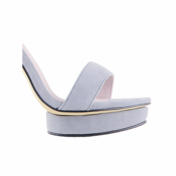 KULMA Platform Suede High Heel Sandals - 12cm - ithelabel.com
