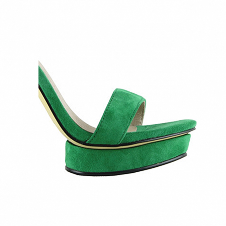 KULMA Platform Suede High Heel Sandals - 12cm - ithelabel.com