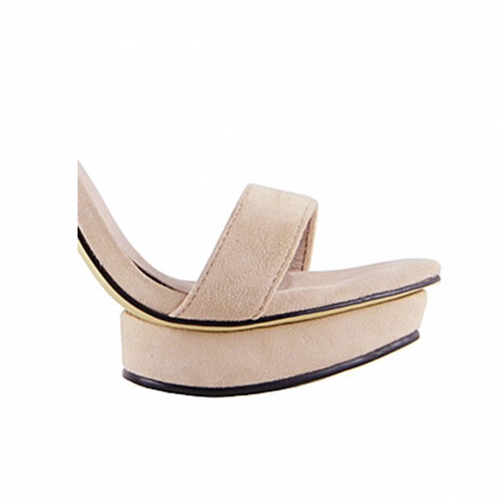 KULMA Platform Suede High Heel Sandals - 12cm - ithelabel.com