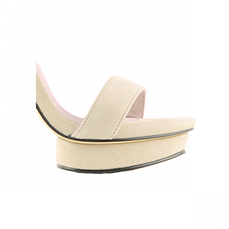 KULMA Platform Suede High Heel Sandals - 10cm - ithelabel.com