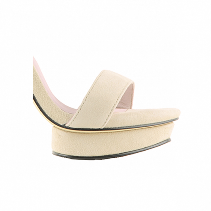 KULMA Platform Suede High Heel Sandals - 12cm - ithelabel.com