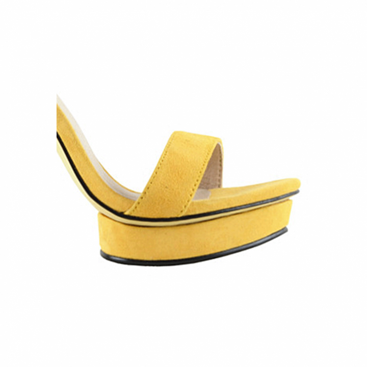 KULMA Platform Suede High Heel Sandals - 12cm - ithelabel.com