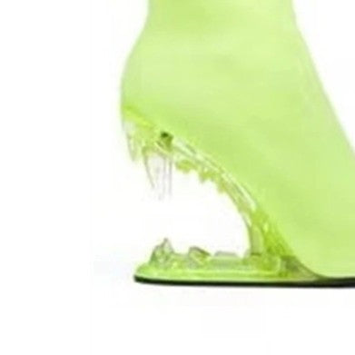 KULRE Sculptured Wedged Heel Ankle Boots