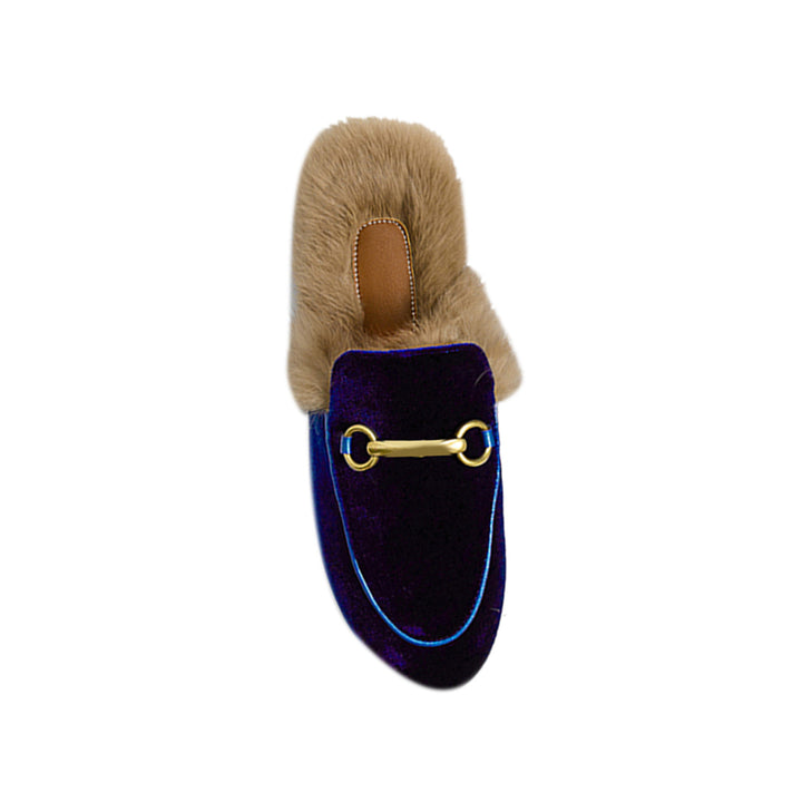 LEURA Basic Flat Scarf Slides Slippers