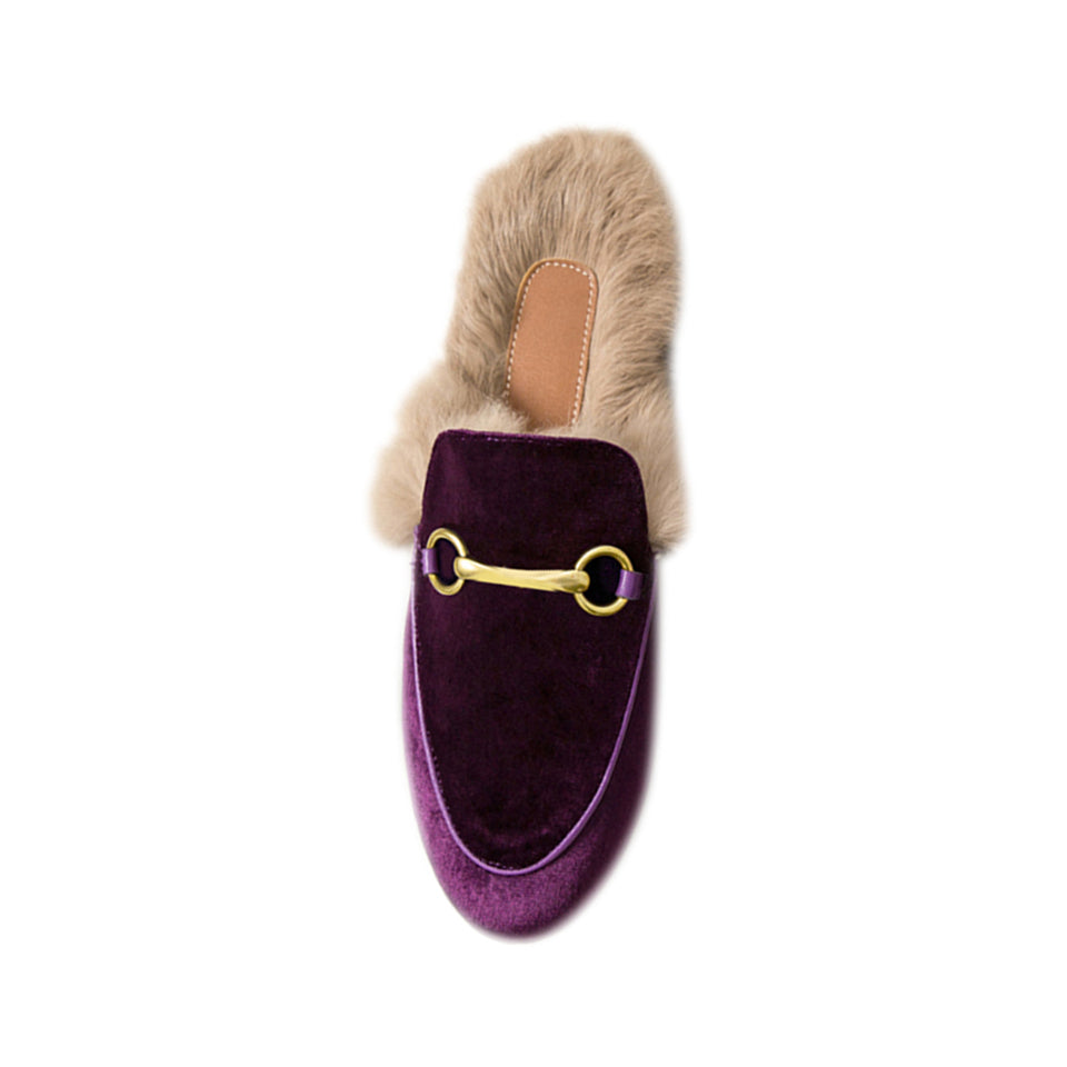 LEURA Basic Flat Scarf Slides Slippers