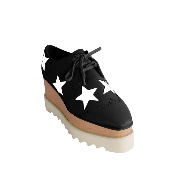 LIBBY Star Lace Up Oxfords Platform Sneakers