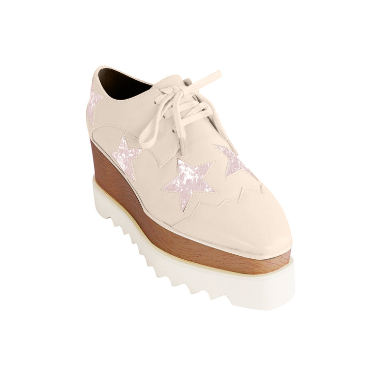 LIBBY Star Lace Up Oxfords Platform Sneakers