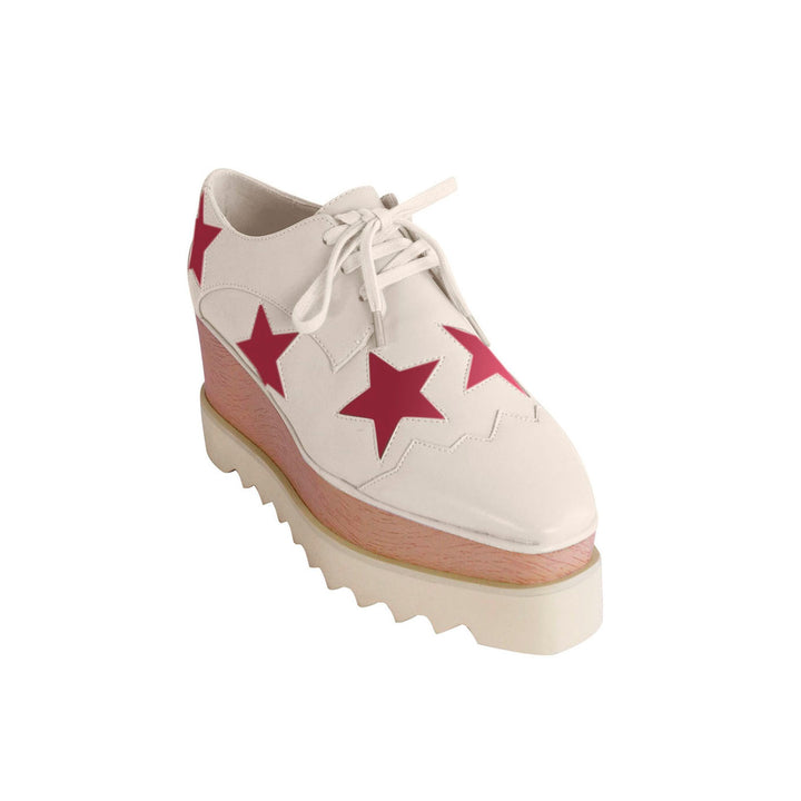 LIBBY Star Lace Up Oxfords Platform Sneakers