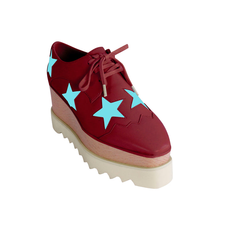 LIBBY Star Lace Up Oxfords Platform Sneakers