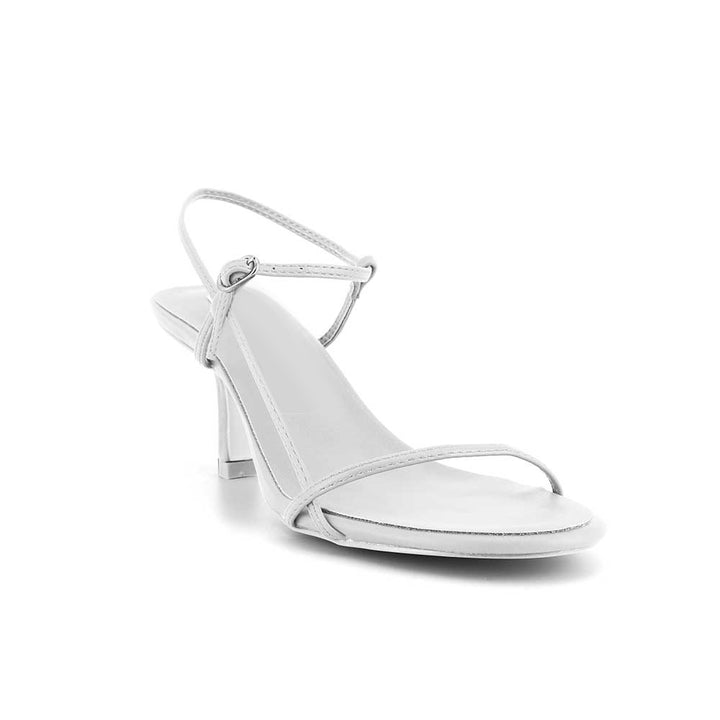 MACIE Strappy Leather Mid Heel Floss Sandals