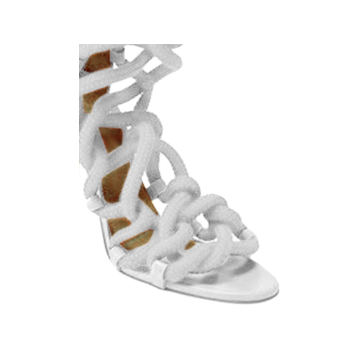 MURRY Lace Up High Heel Rope Sandals