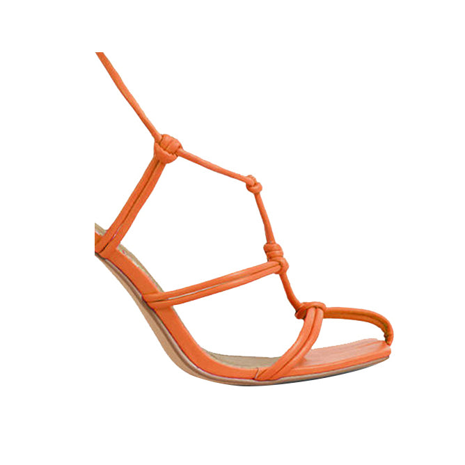 NAFRA Lace Up High Heel Sandals