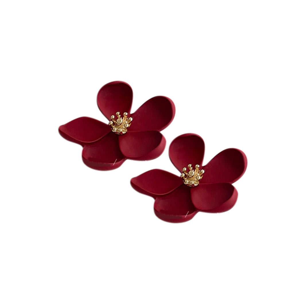 POSLE Flower Ear Studs Earrings - Pair