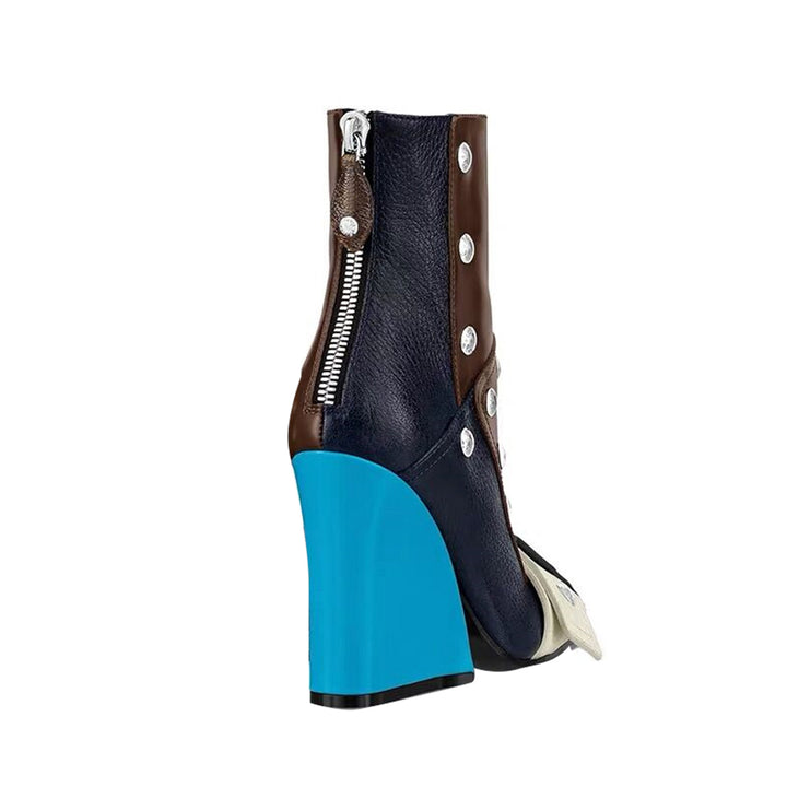 RAFOU Leather Ankle Boots