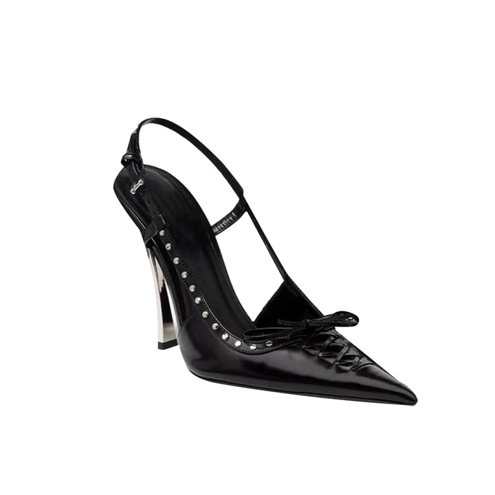 REIAH Studded High Heel Sandals