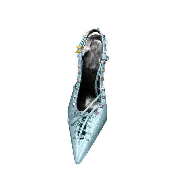 REIAH Studded High Heel Sandals