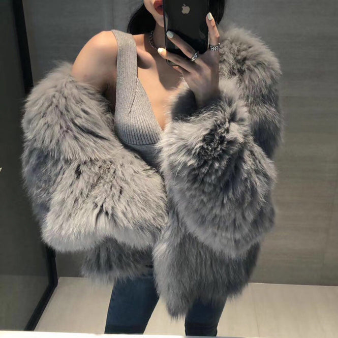 SALVA Vegan Fur Coat