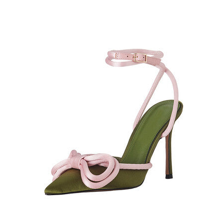 SAMTO Bow High Heel Sandals