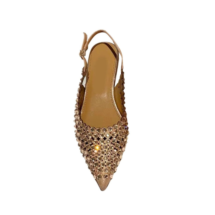 SEIRT Diamante Flat Sandals