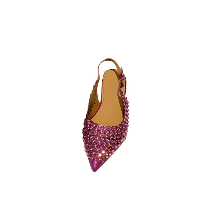 SEIRT Diamante Flat Sandals