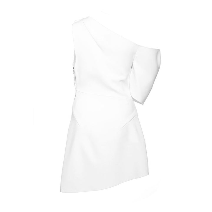 SINIO Cold Shoulder Evening Dress Gown
