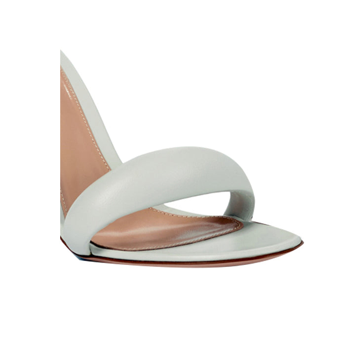VEBIA Leather Mid Heel Mules Sandals