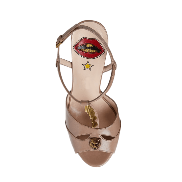 BESEY T Strap High Heel Platform Sandals - ithelabel.com