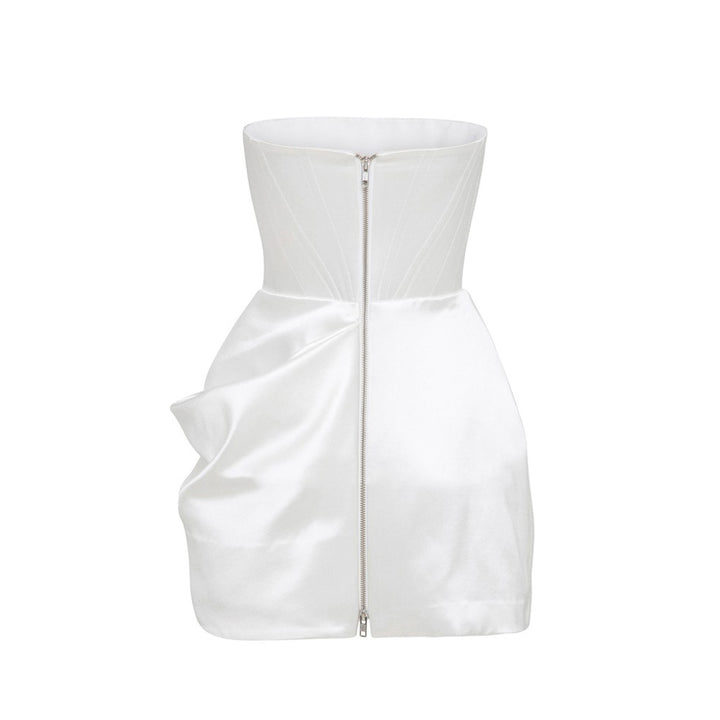 HEJUA Tube Mini Evening Dress Gown