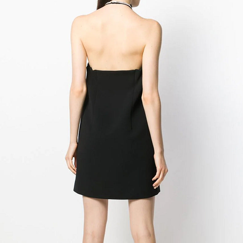 JUBAL Diamante Bow Evening Dress Gown