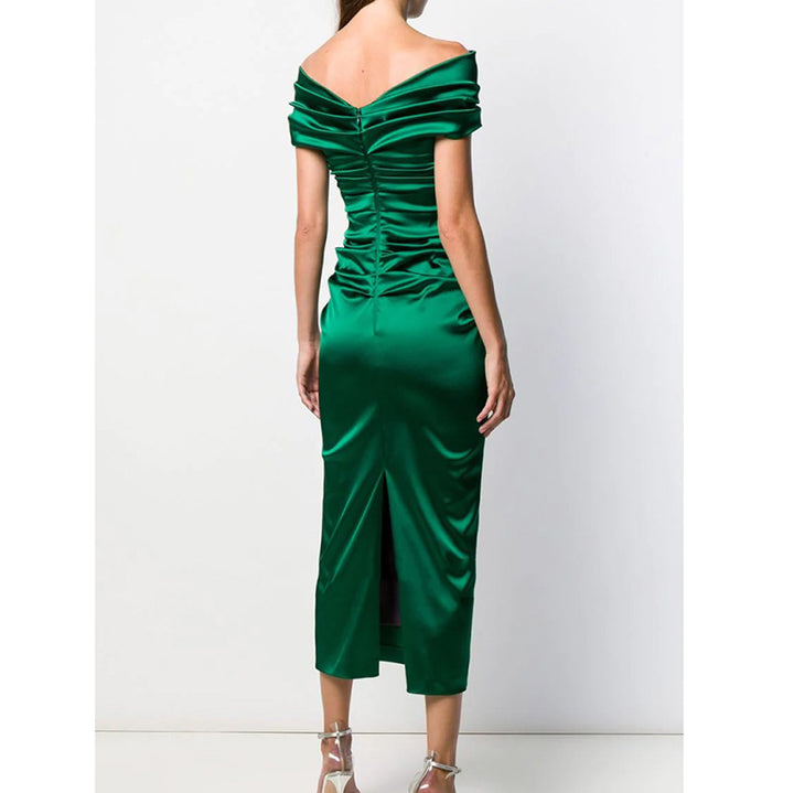 LISCO Off-Shoulder Evening Dress Gown