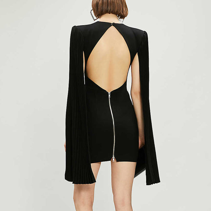 RIEDA Backless Mini Evening Dress Gown
