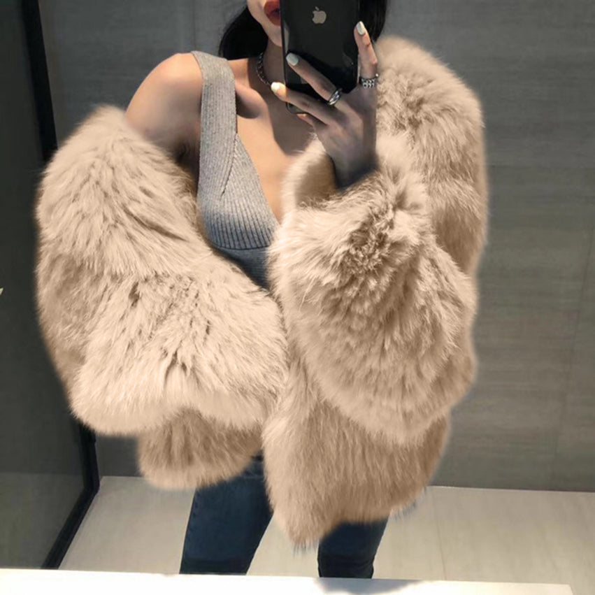 SALVA Vegan Fur Coat