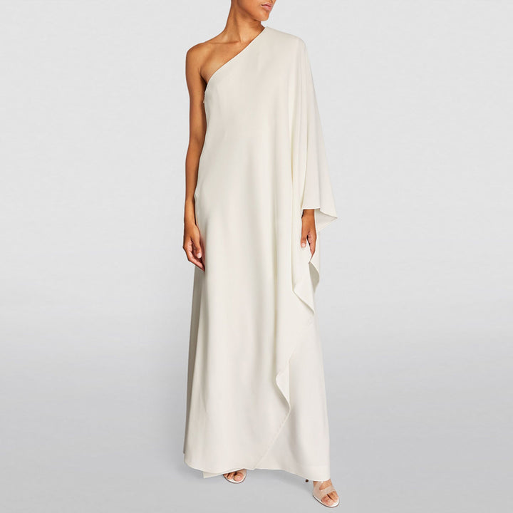 SAURI One Shoulder Evening Dress Gown