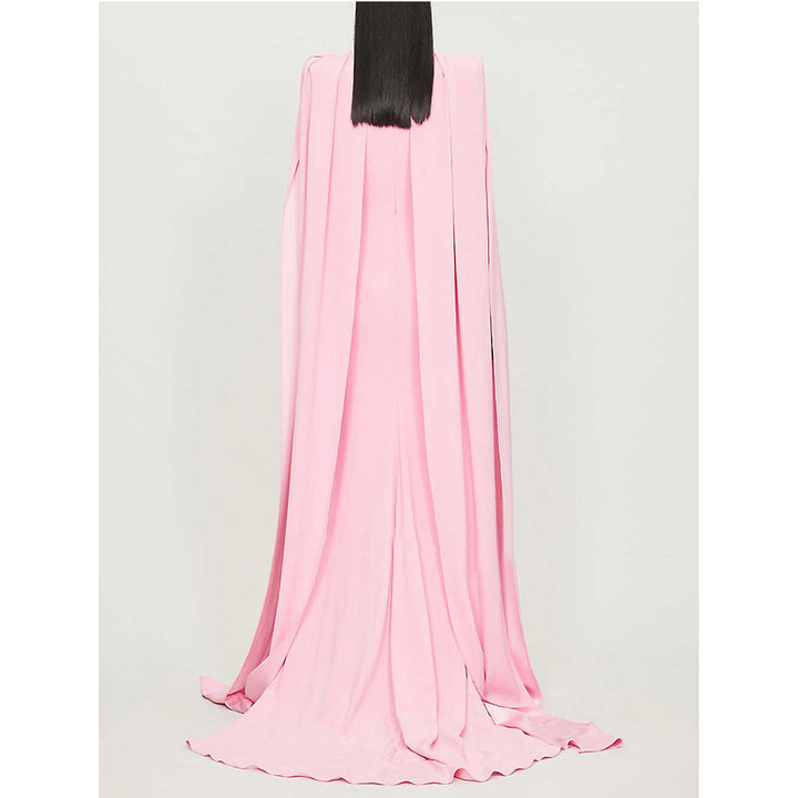 SILIE Maxi Cape Evening Dress Gown