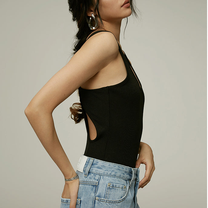 TIANE Backless Bodysuit
