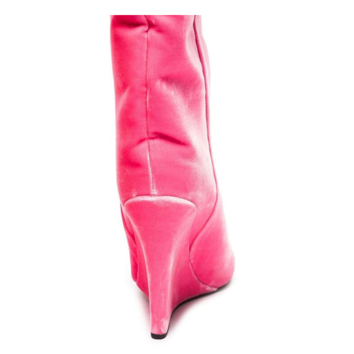 CUSIA Wedged Heel Knee High Boots