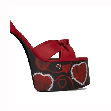 DONIO Printed Block Heel Platform Sandals